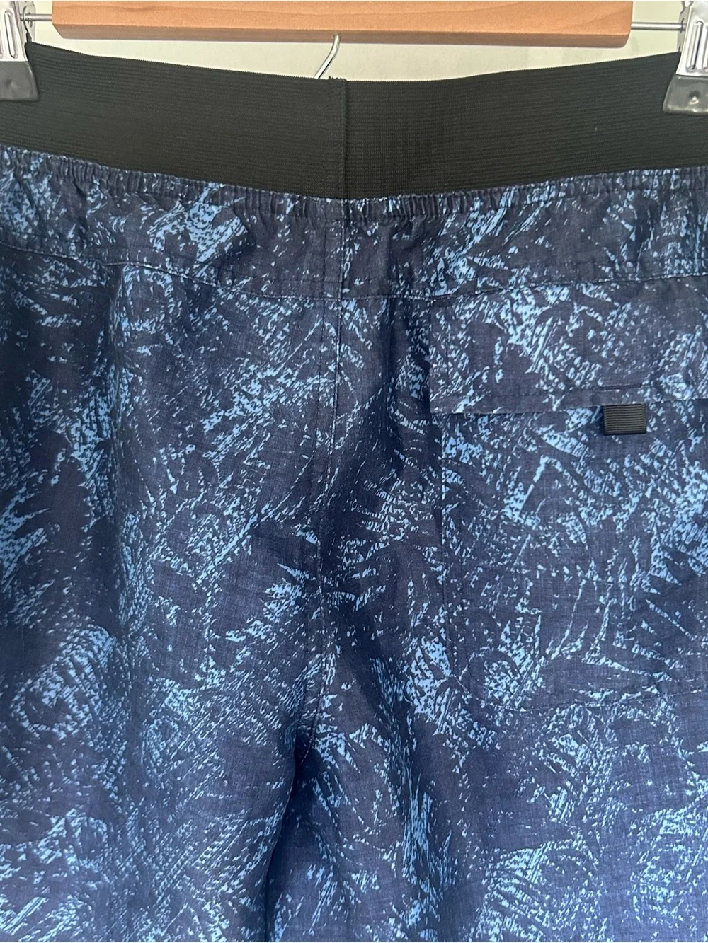 PrAna Mojo Shorts Men Sz M Blue Performance Gym Festival Hiking Beach Shorts